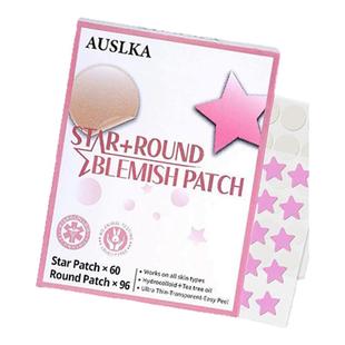 澳诗卡粉色星星净透痘痘贴可爱时尚单品遮瑕修复祛痘贴学生好物