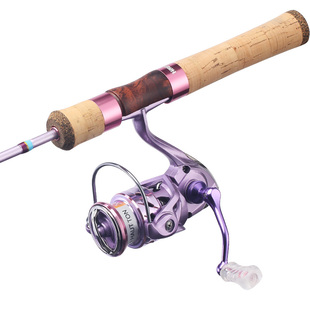 皓顿落樱多节微物路亚竿杆溪流马口竿弹射鱼竿UL富士FUJI玻纤粉色