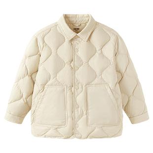 森马儿童童装轻薄羽绒服秋冬装男童三防宽松外套女童轻便保暖上衣