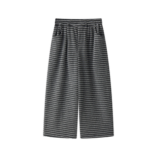 虾酱麻麻男童加绒裤子冬装2025新款男孩长裤洋气条纹儿童装休闲裤