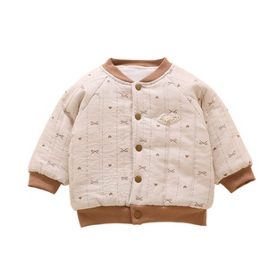 女宝冬装外套棉服夹棉婴儿冬季上衣婴幼儿冬天棉衣一岁宝宝冬加厚