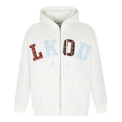 LKOD2025秋季新款格子碎花卫衣