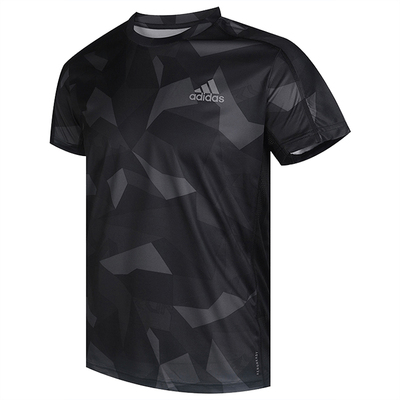 Adidas/阿迪达斯正品OWN THE RUN TEE 男子短袖T恤 GK8161