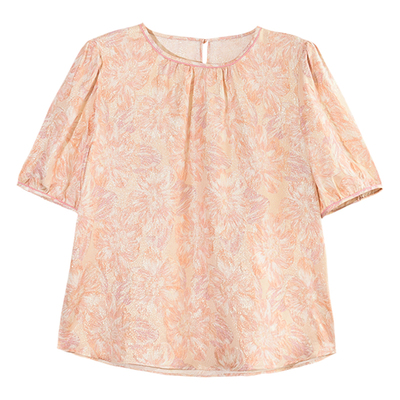 GESGOO重磅冠乐绉真丝衬衫短袖