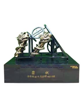 定制大型铸铜浑天仪雕塑简仪玻璃钢雕像黄道经纬仪摆件仿铜地动仪