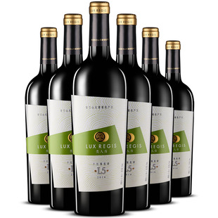 红酒整箱 宁夏类人首L5美乐干红葡萄酒750ml 国产品牌自酿6支装