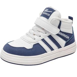 回力童鞋男童二棉鞋加绒保暖鞋子高帮2025冬季新款男宝运动鞋冬鞋