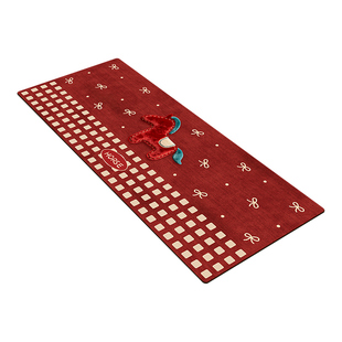 2026新款马年喜庆厨房地垫喜庆防滑防油可擦免洗吸水吸油垫脚垫子