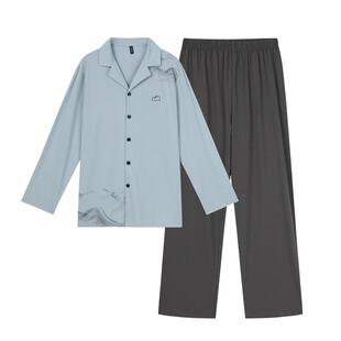 GOSO香蜜闺秀26年春季新款男士家居服棉质内衣长袖睡衣套装