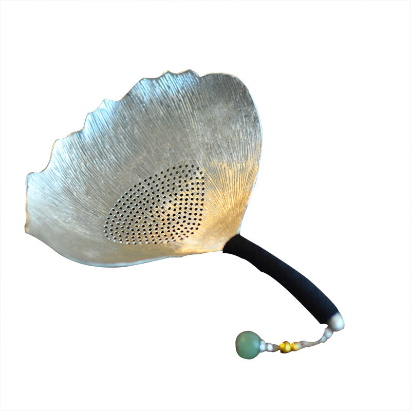 国风纯手工锡制茶漏器