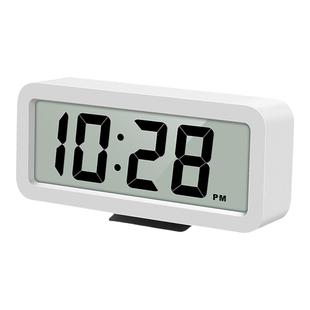 简约桌面电子钟大屏数字时钟摆台式钟表闹钟时间显示器电池款挂墙
