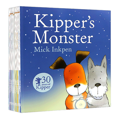 英文原版 Kipper 10 Copy Ziplock 小狗奇普 10册套装 廖彩杏书单 快乐成长故事 格林纳威大奖作家 Mick Inkpe 英文版进口英语书籍