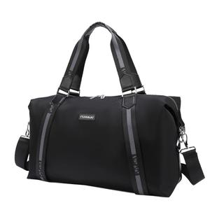 菲都狄都男士手提旅行包休闲商务大容量单肩手提袋尼龙牛津布包包