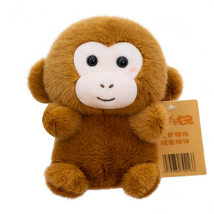 可爱小猴子毛绒棉玩偶公仔挂件钥匙扣玩偶书包挂饰品百搭男女朋友