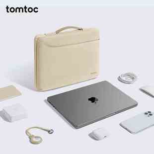 15寸MacBook tomtoc电脑包16寸手提笔记本包14寸保护套M3适用于苹果2023年新款 Pro Air13寸A22