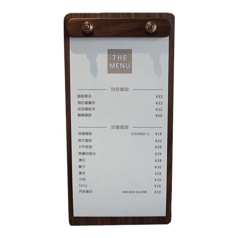 立式咖啡店桌面展示牌