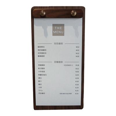 立式咖啡店桌面展示牌