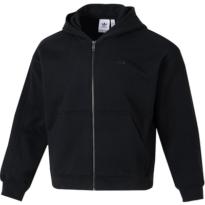 adidas阿迪三叶草男子P ESS FZ HD运动健身夹克外套JC9579