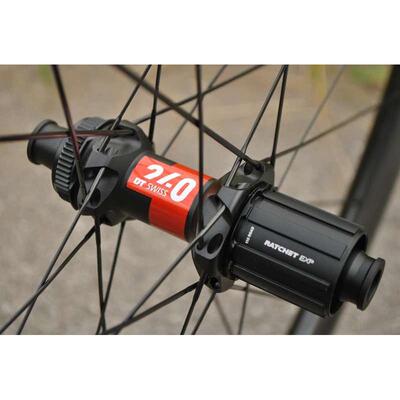 轱辘哥公路碟刹真空免胎垫碳纤维轮组dt240 exp花鼓 CX-RAY扁辐条