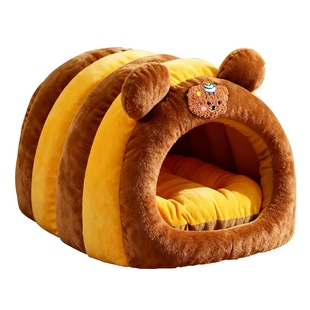 猫窝冬2025新款加厚封闭保暖式狗窝冬季猫咪过冬神器新型小型犬窝