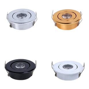 220V超薄led小射灯1W3W酒柜展柜嵌入式开孔4.5cm55mm牛眼灯天花灯
