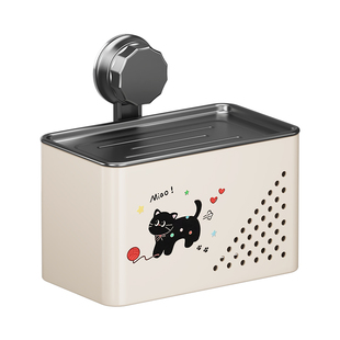 吸盘纸巾盒卫生间厕纸盒免打孔壁挂式厕所抽纸盒卷纸卫生纸置物架