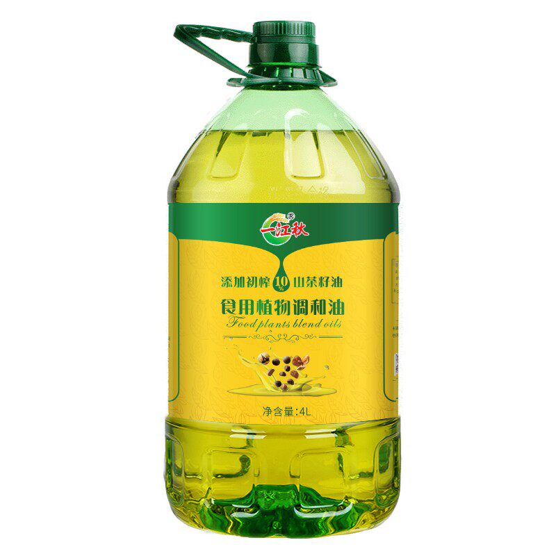 一江秋4L*4瓶山茶籽油植物调和油
