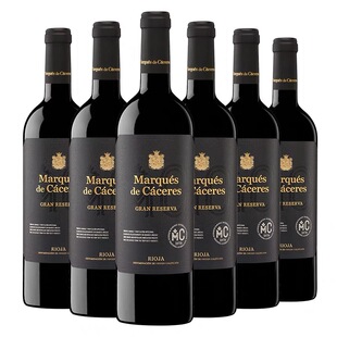 西班牙进口MARQUES DE CACERES特级珍藏丹魄干红葡萄酒750ml