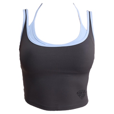 GALPOWER芒星·烫钻瑜伽背心