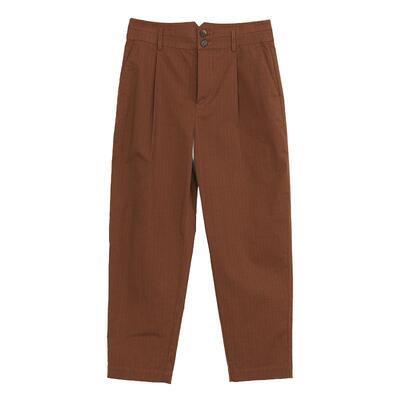 谜底萝卜裤女士秋季新品通勤风百搭宽松休闲九分裤243MK1062