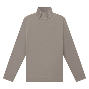 十如仕男士智性风弹力休闲保暖T恤高领加厚套头轻卫衣长袖纯棉T25