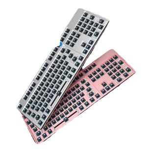 TOGAR图阁 T200S热插拔客制化RGB背光CNC金属铝坨坨套件机械键盘