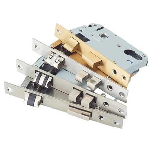 不锈钢锁体锁芯室内卧室锁舌门锁通用型木门房门锁具房间家用静音