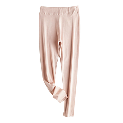 秋裤女纯棉高腰薄款棉毛裤秋冬季女士单件打底修身线裤全棉保暖裤