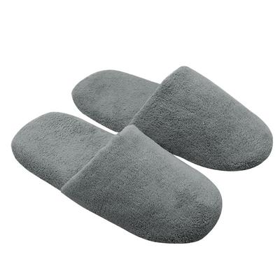 五星级酒店民宿珊瑚绒面包拖鞋