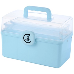 大容量医药箱家庭装特大家用小药盒药品医疗箱药物大号医护收纳盒