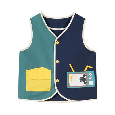 viciusss背心拼接撞色