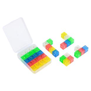 六面磁性正方体教具2cm磁吸附小正方体立方体几何体模型小学4-6年级数学小方块儿童物体观察三视图积木教学具