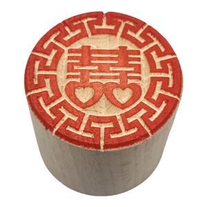 月饼花式小号红印章馒头点花寿包