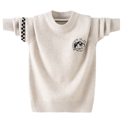 男生秋冬季羊毛衫毛衣保暖厚款