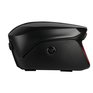 万里豪V37踏板摩托车两侧边箱通用碳纤维电动车小尾箱挂箱三箱