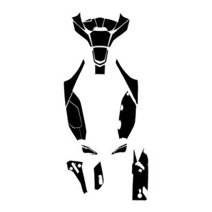 适用20-25款本田PCX160改装油箱盖橡胶保护贴防剐蹭防水装甲贴