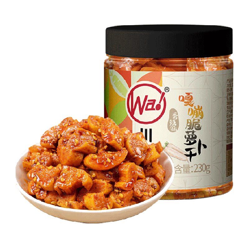 川娃子麻辣香脆萝卜下饭菜拌饭拌面泡咸菜酱腌菜嘎嘣脆萝卜干