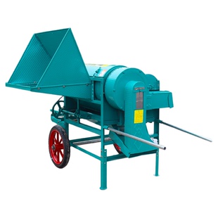 新款136双滚筒油菜籽脱粒机大口径小麦黄豆高粱多功能农用收割机