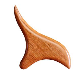 天然金丝檀木三角雀按摩器足疗点穴棒实木质经络棒身体颈椎按摩棒