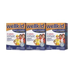 英国vitabiotics薇塔贝尔儿童复合维生素营养咀嚼片30片旗舰店*3