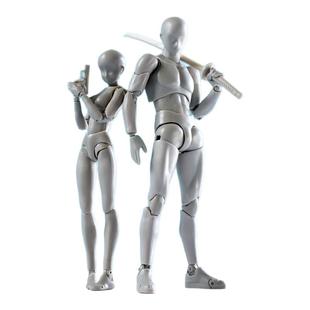 SHF关节可动素体人体模型素描绘画人偶美术动漫速写神器人偶男女