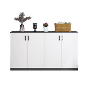 阳台柜家用多功能整理柜飘窗储物柜大容量带门收纳柜客厅定制柜子