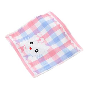 纯棉小毛巾家用洗脸方巾儿童巾可挂宝宝全棉婴儿口水巾女私处吸水