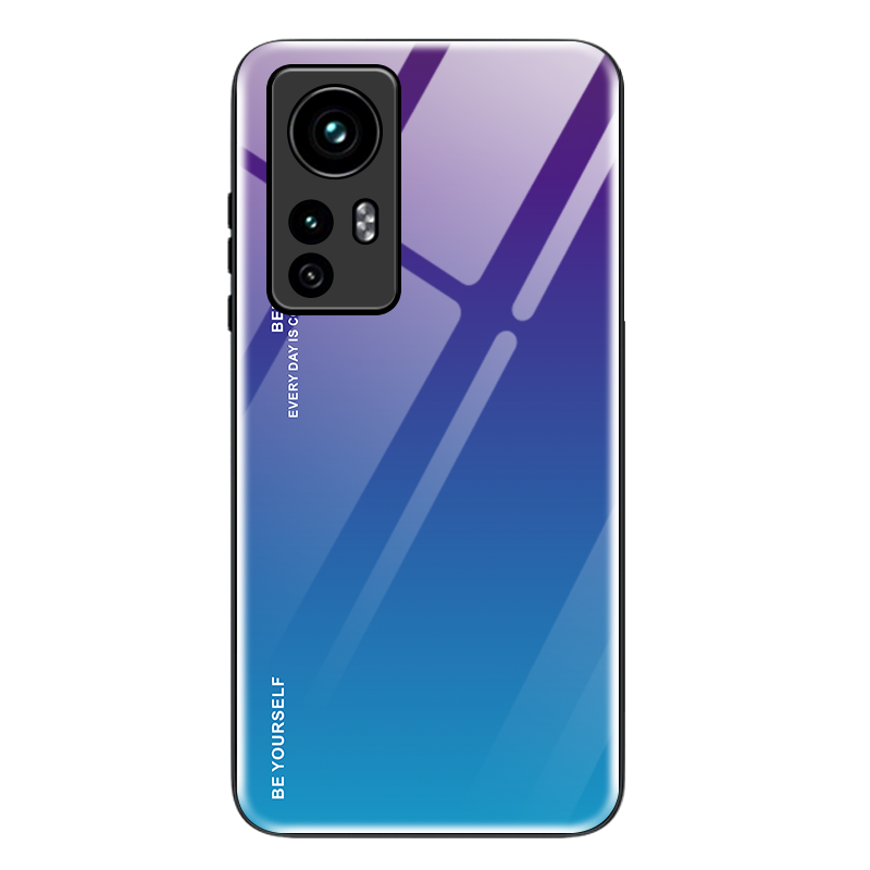 适用小米12手机壳极光玻璃米12pro保护mi12x硅胶套5G全包边m12防摔渐变x5g软壳125g十二por女x12创意Xiaomi男